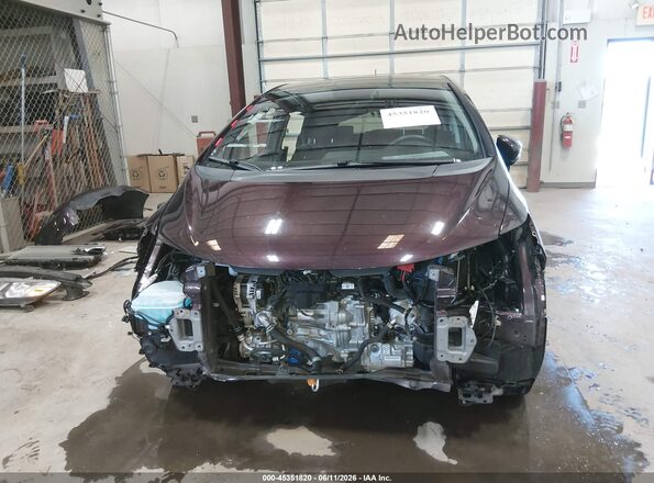 JHMGK5H75GS005828 2016 HONDA FIT Purple Вид задньої частини салону