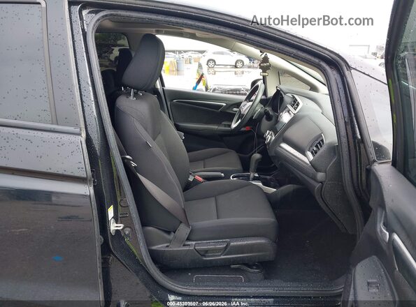 JHMGK5H76GS005918 2016 HONDA FIT Black წინა სალონის ხედი