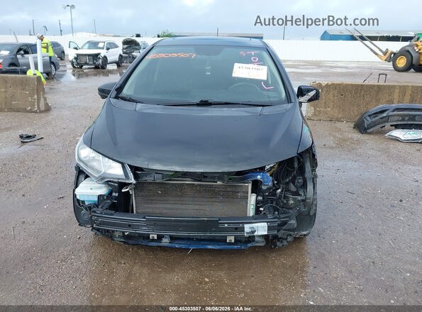 JHMGK5H76GS005918 2016 HONDA FIT Black უკანა სალონის ხედი
