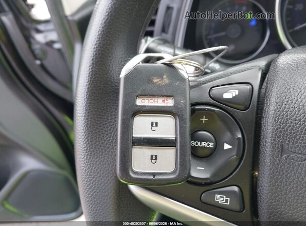 JHMGK5H76GS005918 2016 HONDA FIT Black წინა პანელის ხედი