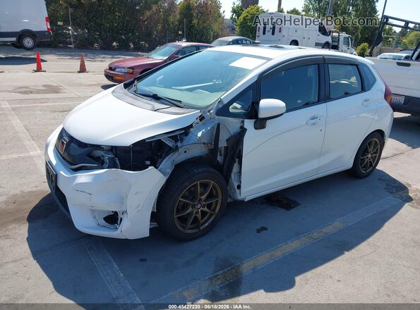 JHMGK5H76GS012528 2016 HONDA FIT White წინა მარცხენა ხედი სამი მეოთხედიდან
