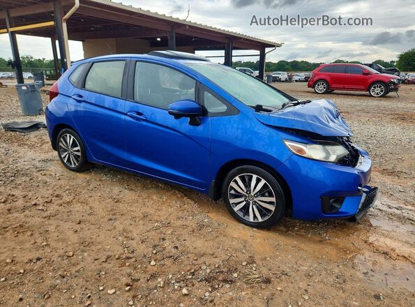 JHMGK5H93HS022744 2017 HONDA FIT Blue Delantero derecho