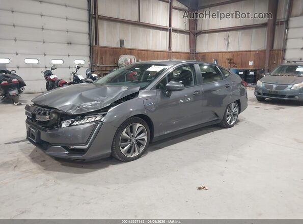 JHMZC5F10JC006553 2018 HONDA CLARITY PLUG-IN HYBRID Gray Front left