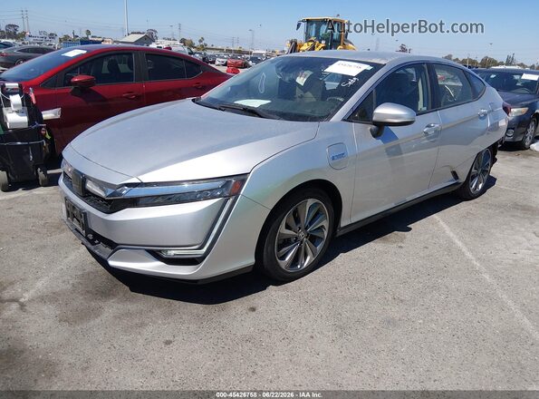 JHMZC5F10JC023711 2018 HONDA CLARITY Gray Vista tres cuartos delantera izquierda