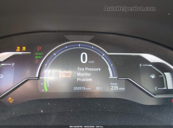 JHMZC5F10JC023711 2018 HONDA CLARITY Gray Vista de los asientos traseros