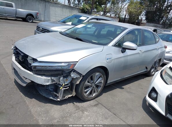 JHMZC5F11JC023801 2018 HONDA CLARITY Silver Առջևի ձախ երեք քառորդ տեսարան