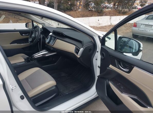 JHMZC5F11KC005798 2019 HONDA CLARITY White Սալոնի դիմացի տեսք