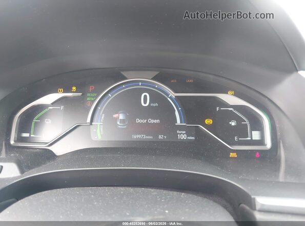 JHMZC5F13JC009933 2018 HONDA CLARITY Gray Հետևի նստատեղերի տեսք