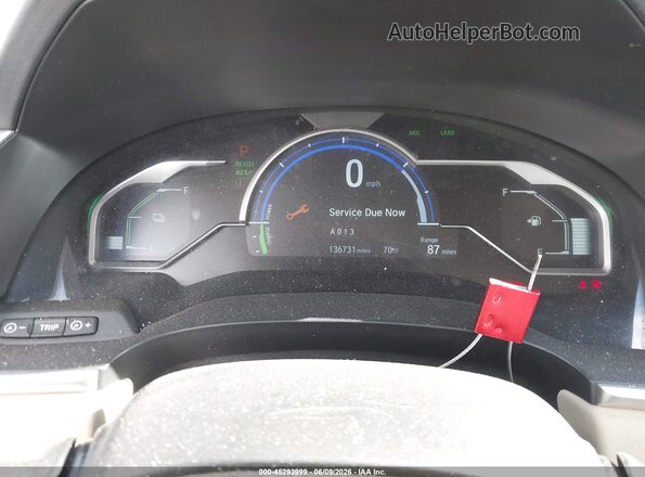 JHMZC5F13JC021760 2018 HONDA CLARITY Белый Вид задних сидений
