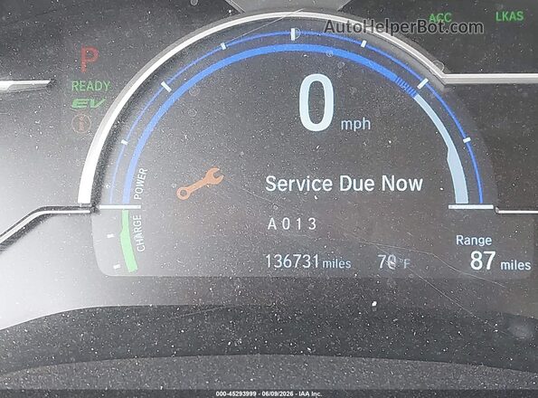 JHMZC5F13JC021760 2018 HONDA CLARITY Белый 