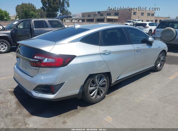 JHMZC5F14JC007270 2018 HONDA CLARITY PLUG-IN HYBRID Silver 