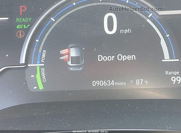 JHMZC5F14JC007270 2018 HONDA CLARITY PLUG-IN HYBRID Silver 