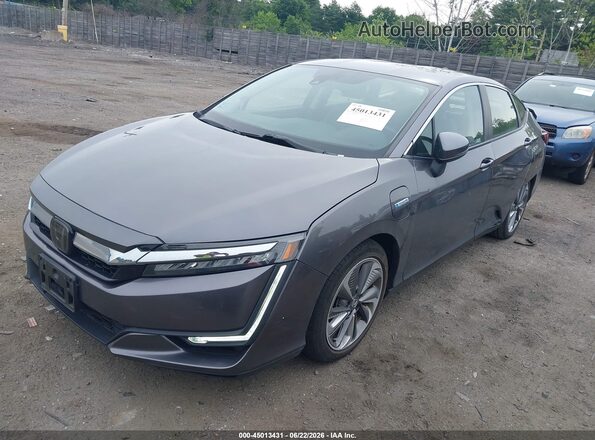 JHMZC5F14JC021654 2018 HONDA CLARITY Gray Front left