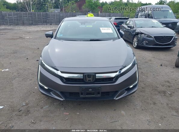 JHMZC5F14JC021654 2018 HONDA CLARITY Gray Instrument cluster view