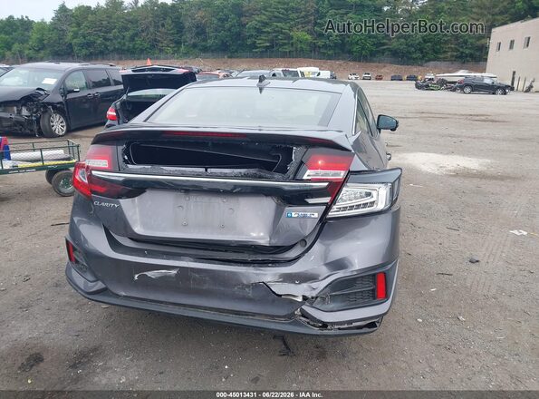 JHMZC5F14JC021654 2018 HONDA CLARITY Gray Front view