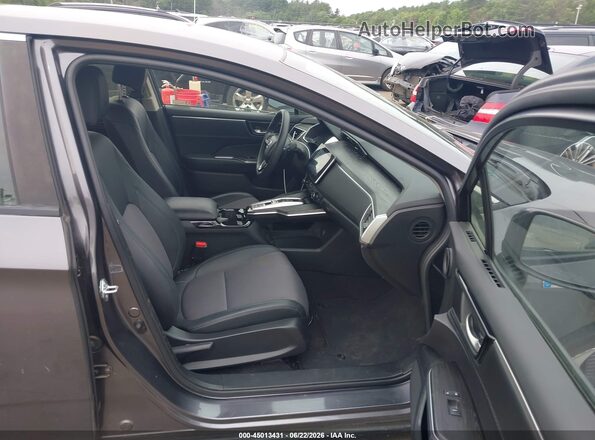 JHMZC5F14JC021654 2018 HONDA CLARITY Gray Front interior view