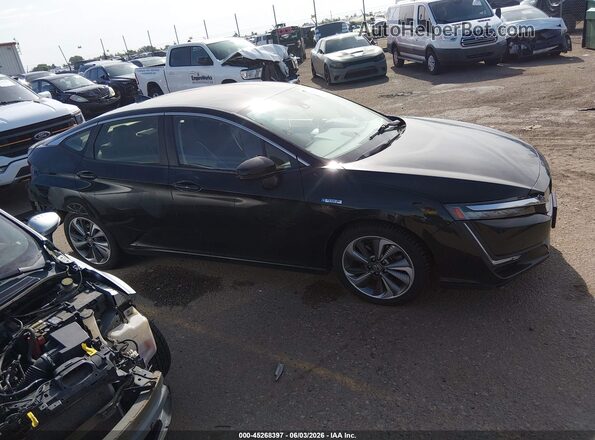 JHMZC5F17JC007005 2018 HONDA CLARITY PLUG-IN HYBRID Black Սալոնի 360 աստիճան տեսք