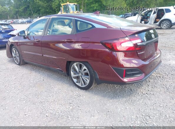 JHMZC5F17JC013161 2018 HONDA CLARITY PLUG-IN HYBRID Бордовый Задняя левая четверть