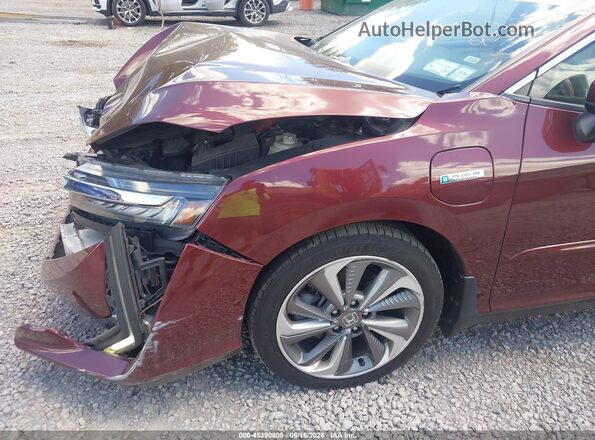 JHMZC5F17JC013161 2018 HONDA CLARITY PLUG-IN HYBRID Бордовый Вид спереди