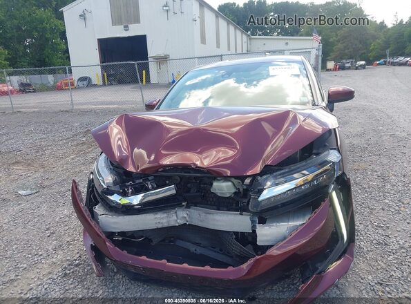 JHMZC5F17JC013161 2018 HONDA CLARITY PLUG-IN HYBRID Бордовый Вид щитка приборов