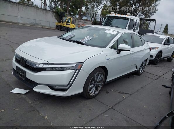 JHMZC5F17JC018201 2018 HONDA CLARITY White Առջևի ձախ երեք քառորդ տեսարան