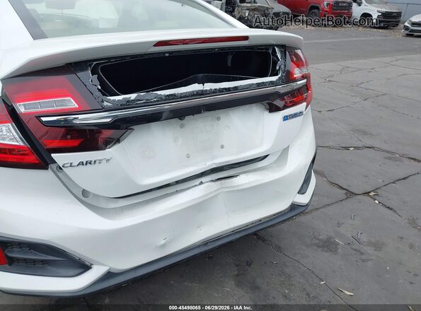 JHMZC5F17JC018201 2018 HONDA CLARITY White Դիմացի տեսք