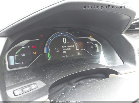 JHMZC5F17JC018201 2018 HONDA CLARITY White Հետևի նստատեղերի տեսք