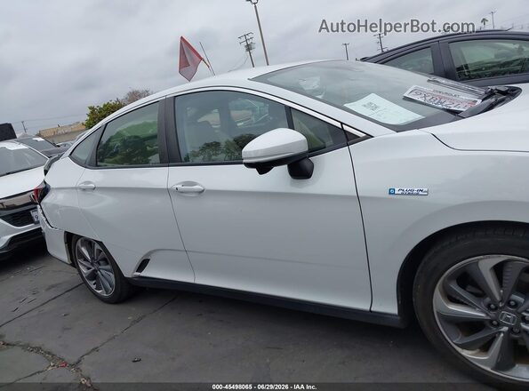 JHMZC5F17JC018201 2018 HONDA CLARITY White Սալոնի հետևի տեսք