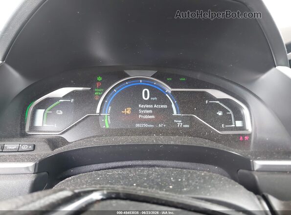JHMZC5F18JC020006 2018 HONDA CLARITY Silver Հետևի նստատեղերի տեսք