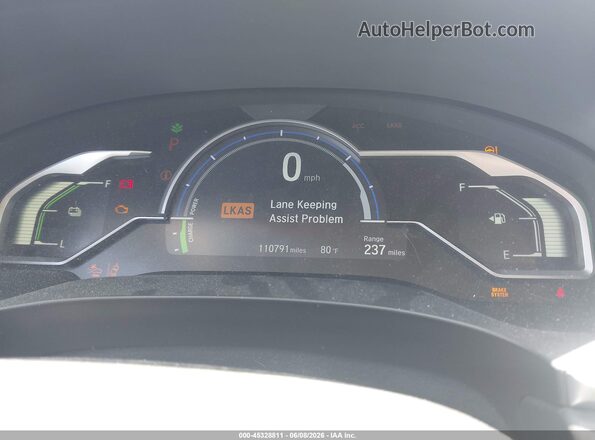 JHMZC5F18KC001991 2019 HONDA CLARITY PLUG-IN HYBRID Серый 