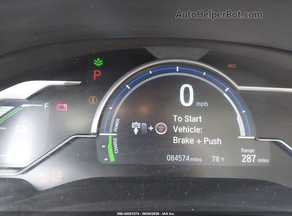 JHMZC5F19KC002034 2019 HONDA CLARITY PLUG-IN HYBRID White 