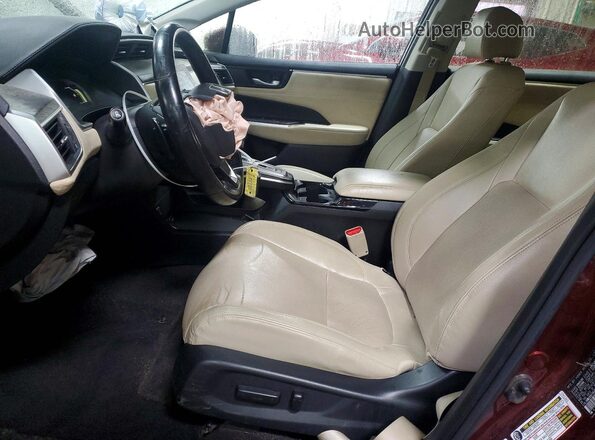JHMZC5F30JC007915 2018 HONDA CLARITY Бордовый Вид салона спереди