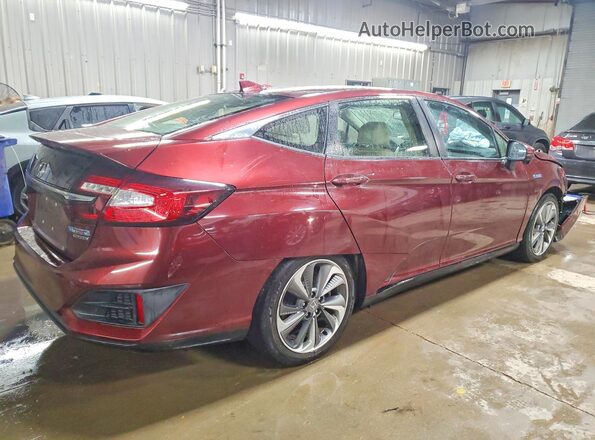 JHMZC5F30JC007915 2018 HONDA CLARITY Бордовый Задняя правая четверть