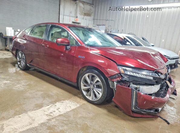 JHMZC5F30JC007915 2018 HONDA CLARITY Бордовый Передняя правая четверть