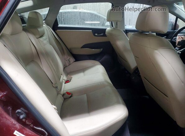 JHMZC5F30JC007915 2018 HONDA CLARITY Бордовый Вид задних сидений