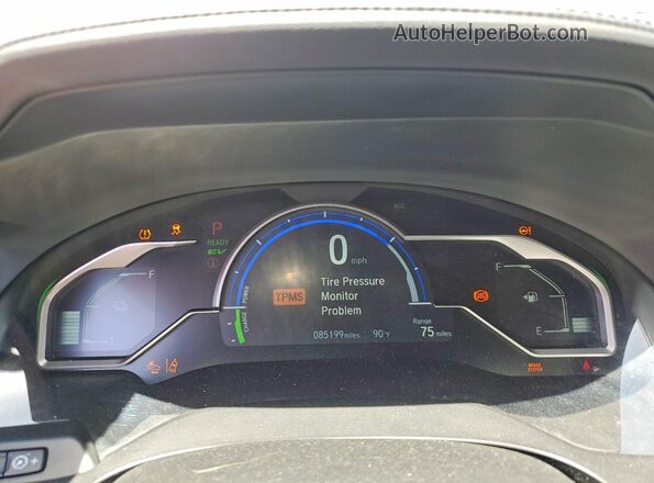 JHMZC5F30JC009745 2018 HONDA CLARITY Silver Սարքավորումների վահանակի տեսք