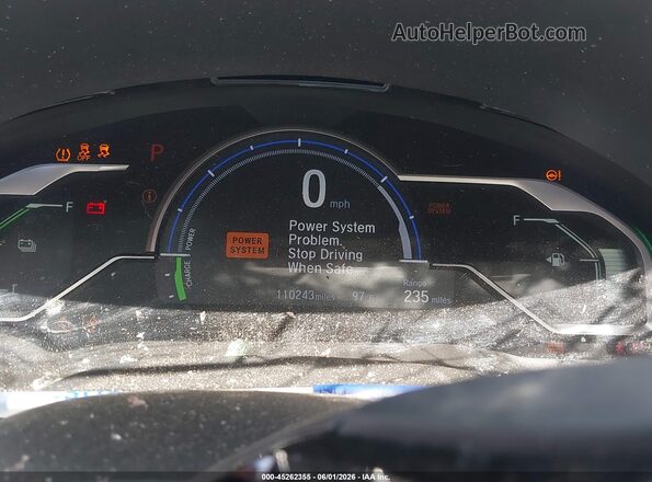 JHMZC5F30MC000595 2021 HONDA CLARITY Gray Widok tylnych siedzeń