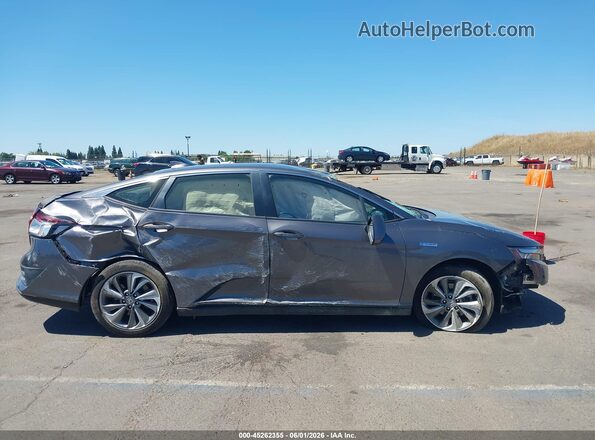 JHMZC5F30MC000595 2021 HONDA CLARITY Gray Widok wnętrza z tyłu