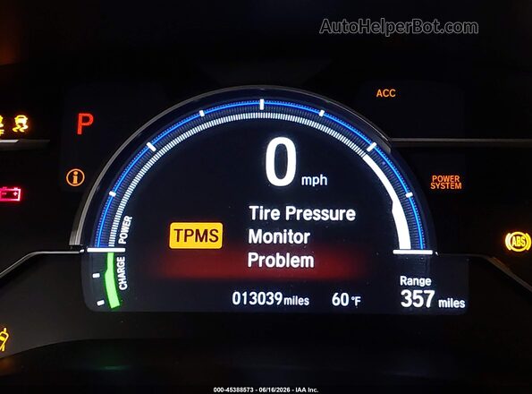 JHMZC5F30MC002038 2021 HONDA CLARITY Черный 
