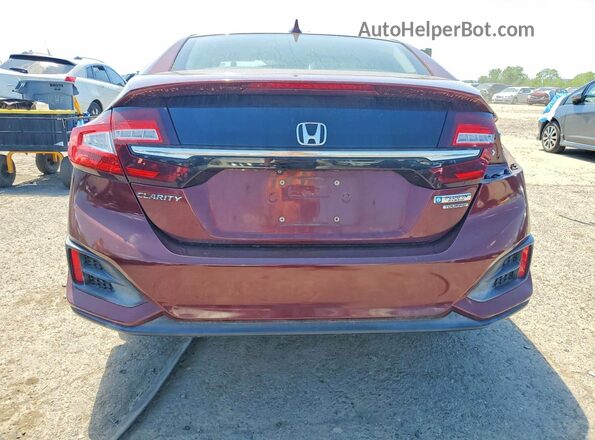 JHMZC5F32JC005910 2018 HONDA CLARITY Burgundy Rear view
