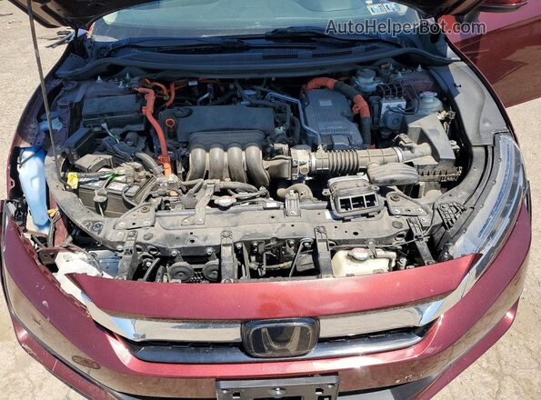 JHMZC5F32JC005910 2018 HONDA CLARITY Burgundy Rear interior view