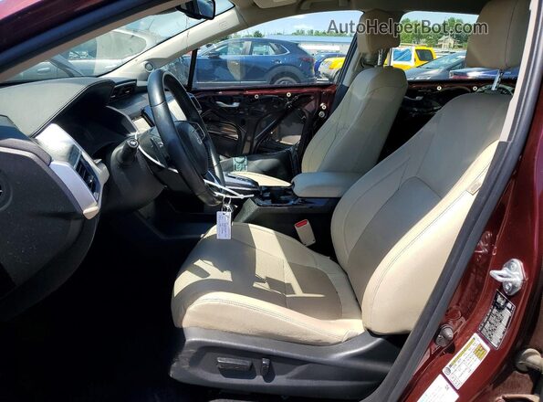 JHMZC5F32JC005910 2018 HONDA CLARITY Burgundy Front interior view