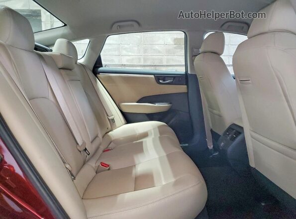 JHMZC5F32JC008323 2018 HONDA CLARITY Бордовый Вид задних сидений