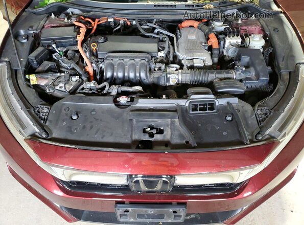 JHMZC5F32JC008323 2018 HONDA CLARITY Бордовый Вид задней части салона