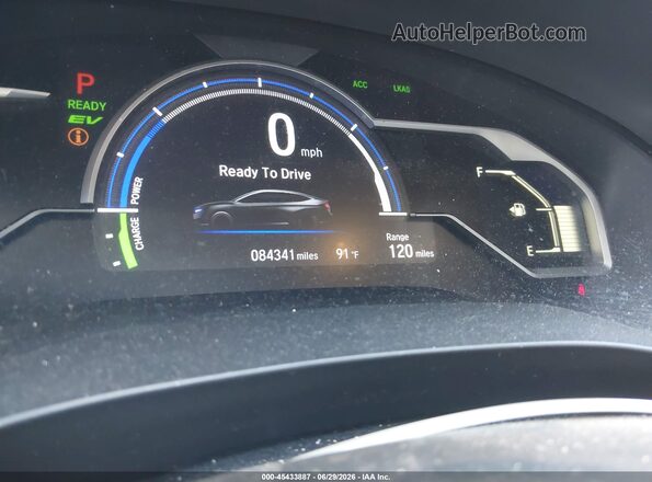 JHMZC5F32JC019256 2018 HONDA CLARITY Silver Widok tylnych siedzeń
