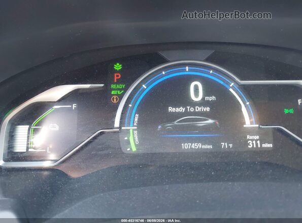 JHMZC5F33JC003938 2018 HONDA CLARITY PLUG-IN HYBRID Black 