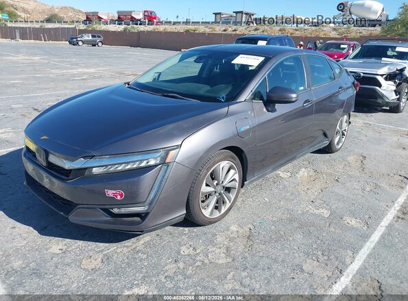 JHMZC5F33KC004475 2019 HONDA CLARITY Серый Передняя левая четверть