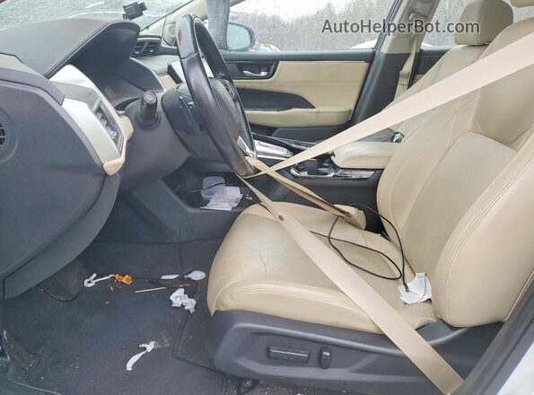 JHMZC5F34JC003706 2018 HONDA CLARITY White Widok wnętrza z przodu