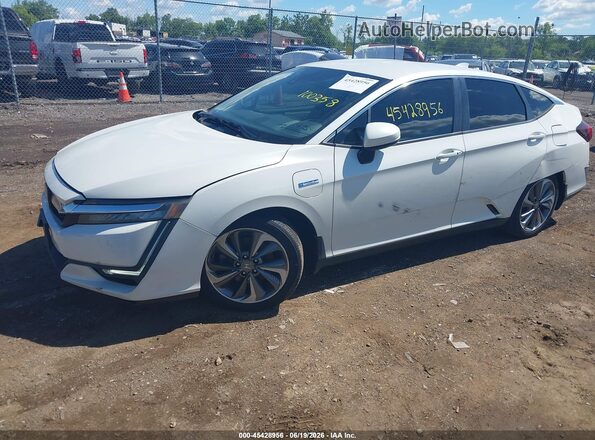 JHMZC5F34JC010655 2018 HONDA CLARITY Белый Передняя левая четверть