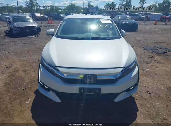 JHMZC5F34JC010655 2018 HONDA CLARITY Белый Вид задней части салона
